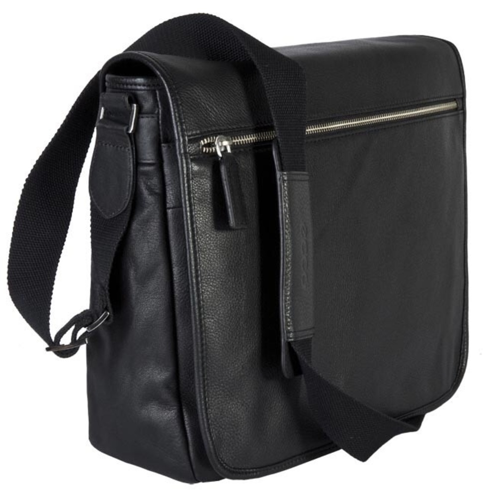 Ecco Keith Leather Messenger Bag 💼